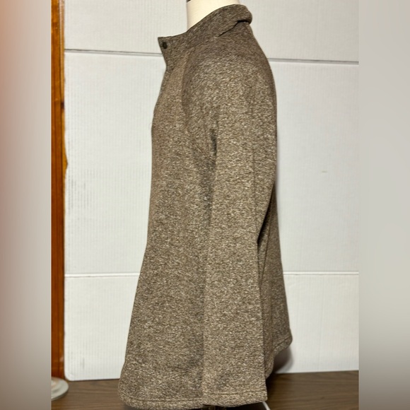 Sonoma men’s 2XB gray long sleeve fleece 3 button collard pullover sweater - Picture 3 of 10